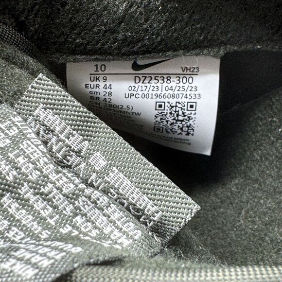 Nike Men's Dunk Low Retro Premium Size 10 'Sequoia' Sneakers DZ2538-300 NEW - Picture 9 of 9